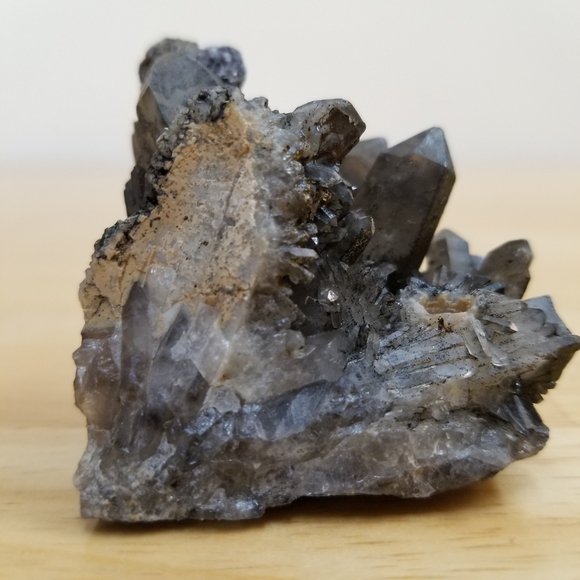 #1131 Rare Collectible Real Black Crystal & Fools - Picture 11 of 13